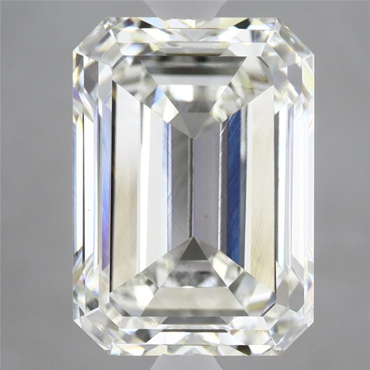 4.65 Carat Emerald Shaped, Ideal Cut, G Color, VS1 Clarity, IGI Certified Lab Grown Diamond