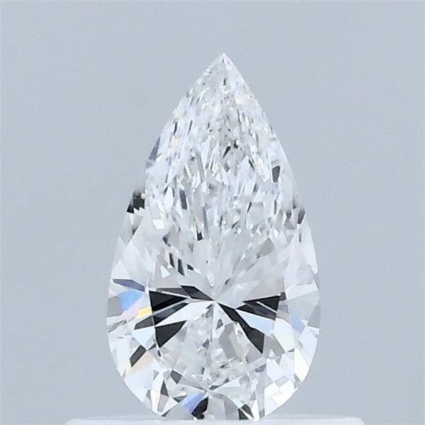 0.50 Carat Pear Shaped, Excellent Cut, D Color, VS1 Clarity, IGI Certified Lab Grown Diamond
