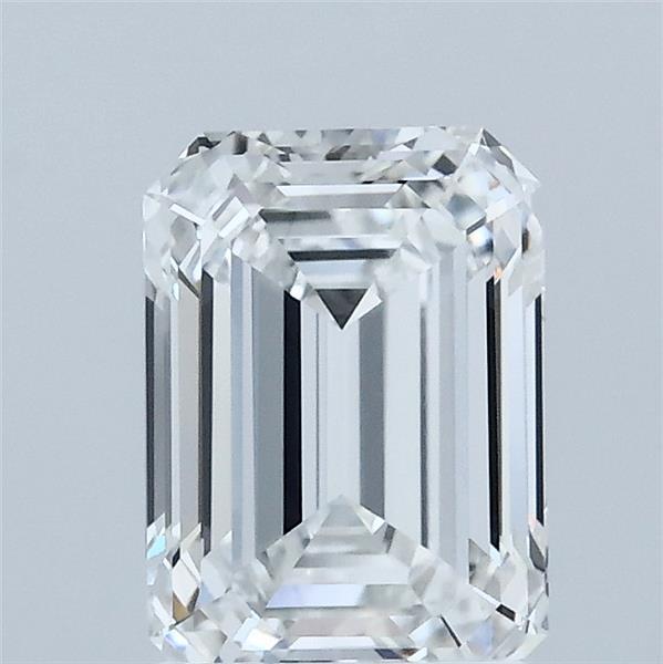 1.60 Carat Emerald Shaped, Ideal Cut, F Color, VVS1 Clarity, IGI Certified Lab Grown Diamond