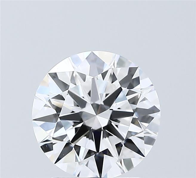 2.04 Carat Round Shaped, Ideal Cut, D Color, VVS2 Clarity, IGI Certified Lab Grown Diamond