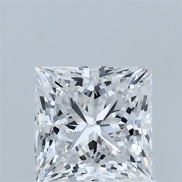1.04 Carat Princess Shaped, Ideal Cut, D Color, VS1 Clarity, IGI Certified Lab Grown Diamond