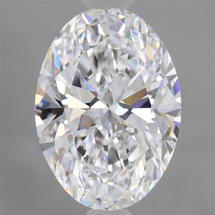 1.87 Carat Oval Shaped, Ideal Cut, D Color, VVS2 Clarity, IGI Certified Lab Grown Diamond