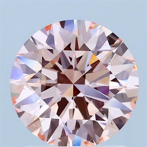 1.51 Carat Round Shaped, Ideal Cut, FANCY INTENSE PINK Color, VVS2 Clarity, IGI Certified Lab Grown Diamond