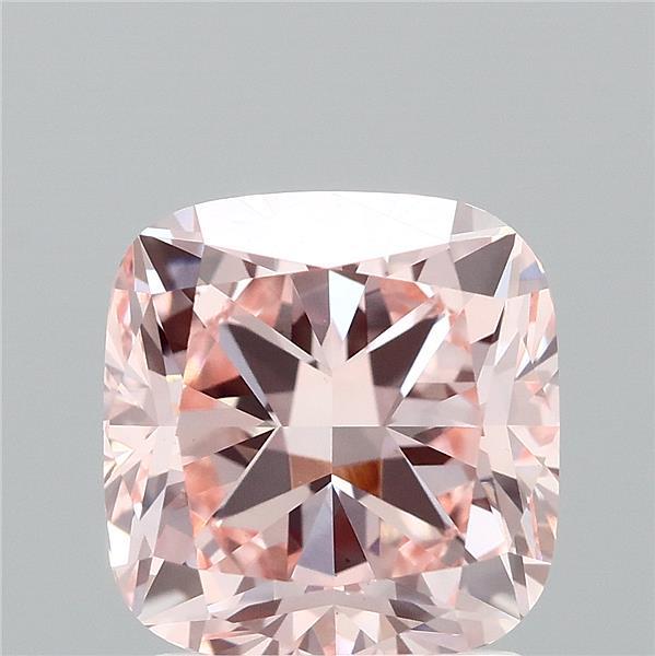 2.08 Carat Cushion Shaped, Excellent Cut, FANCY INTENSE PINK Color, VS1 Clarity, IGI Certified Lab Grown Diamond