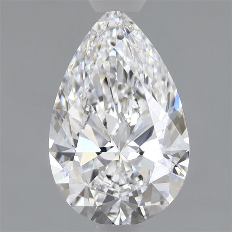 1.37 Carat Pear Shaped, Ideal Cut, D Color, VVS2 Clarity, IGI Certified Lab Grown Diamond