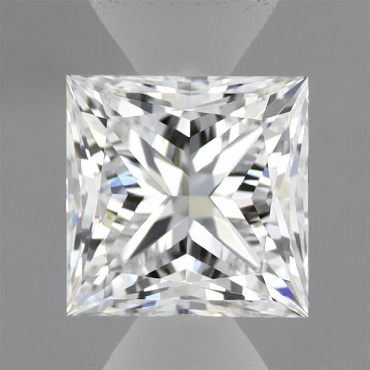 0.90 Carat Princess Shaped, Ideal Cut, D Color, VVS2 Clarity, IGI Certified Lab Grown Diamond