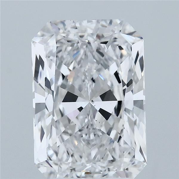2.85 Carat Radiant Shaped, Ideal Cut, D Color, VS1 Clarity, IGI Certified Lab Grown Diamond