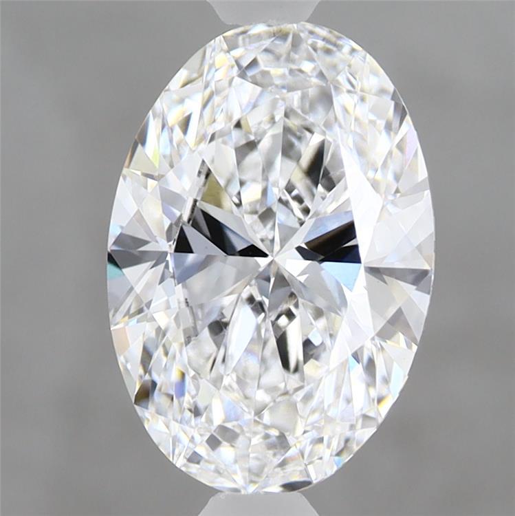 2.07 Carat Oval Shaped, Ideal Cut, D Color, VVS2 Clarity, IGI Certified Lab Grown Diamond