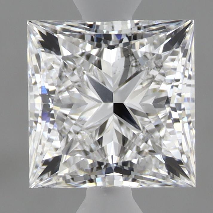 1.54 Carat Princess Shaped, Ideal Cut, D Color, VS1 Clarity, IGI Certified Lab Grown Diamond