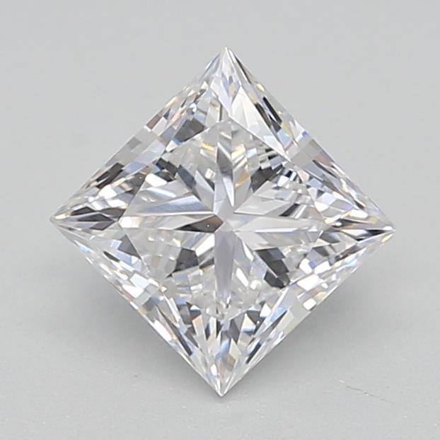 0.70 Carat Princess Shaped, Ideal Cut, D Color, VVS2 Clarity, IGI Certified Lab Grown Diamond