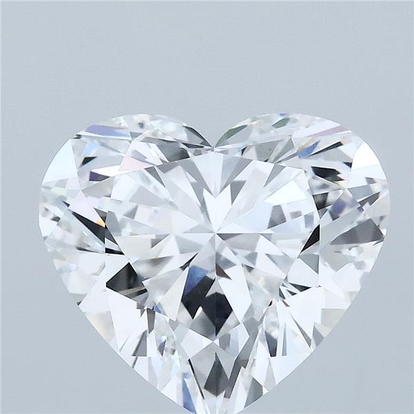 3.52 Carat Heart Shaped, Ideal Cut, D Color, VVS2 Clarity, IGI Certified Lab Grown Diamond