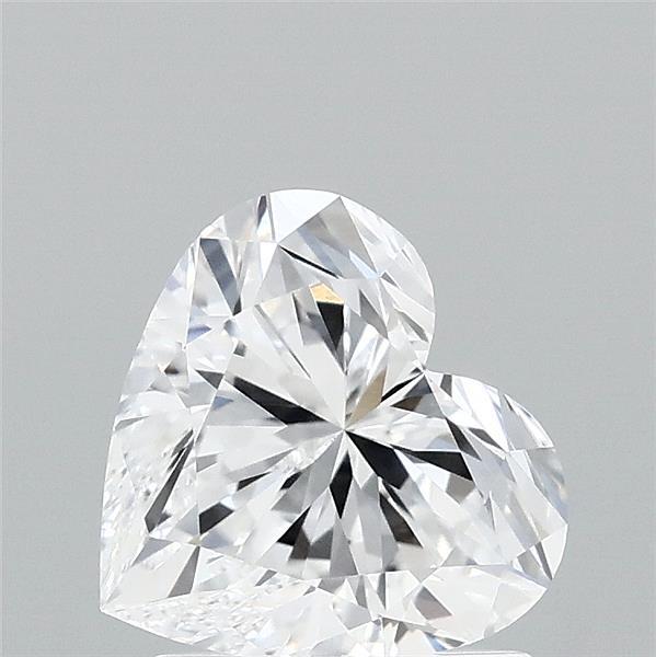 1.53 Carat Heart Shaped, Excellent Cut, D Color, VVS2 Clarity, IGI Certified Lab Grown Diamond