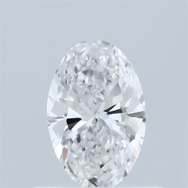 0.54 Carat Oval Shaped, Excellent Cut, D Color, VVS2 Clarity, IGI Certified Lab Grown Diamond