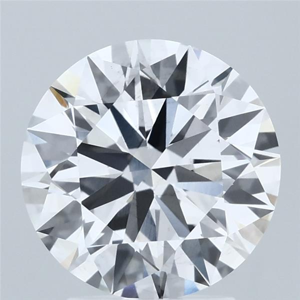 2.80 Carat Round Shaped, Ideal Cut, E Color, VS2 Clarity, IGI Certified Lab Grown Diamond