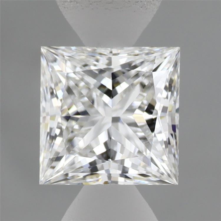 1.05 Carat Princess Shaped, Ideal Cut, D Color, VVS2 Clarity, IGI Certified Lab Grown Diamond