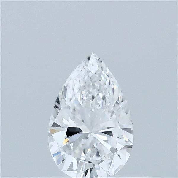 0.38 Carat Pear Shaped, Excellent Cut, D Color, VVS2 Clarity, IGI Certified Lab Grown Diamond