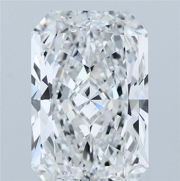 4.02 Carat Radiant Shaped, Ideal Cut, E Color, VVS2 Clarity, IGI Certified Lab Grown Diamond