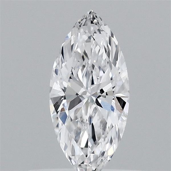 0.46 Carat Marquise Shaped, Ideal Cut, D Color, VVS2 Clarity, IGI Certified Lab Grown Diamond
