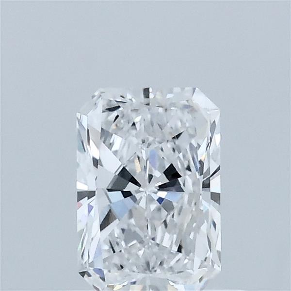 0.59 Carat Radiant Shaped, Excellent Cut, D Color, VVS2 Clarity, IGI Certified Lab Grown Diamond