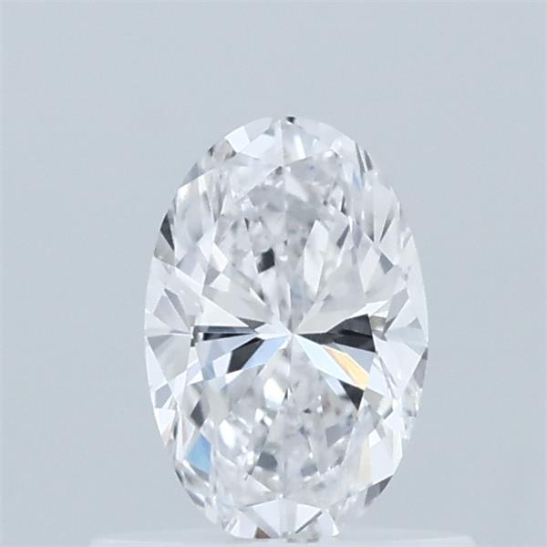0.55 Carat Oval Shaped, Very Good Cut, D Color, VVS2 Clarity, IGI Certified Lab Grown Diamond