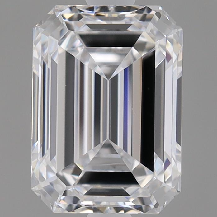 1.09 Carat Emerald Shaped, Ideal Cut, E Color, IF Clarity, IGI Certified Lab Grown Diamond