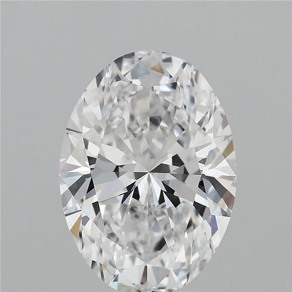 3.08 Carat Oval Shaped, Ideal Cut, D Color, VVS1 Clarity, IGI Certified Lab Grown Diamond