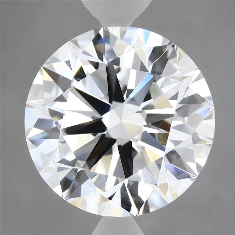 6.01 Carat Round Shaped, Excellent Cut, F Color, VVS2 Clarity, IGI Certified Lab Grown Diamond