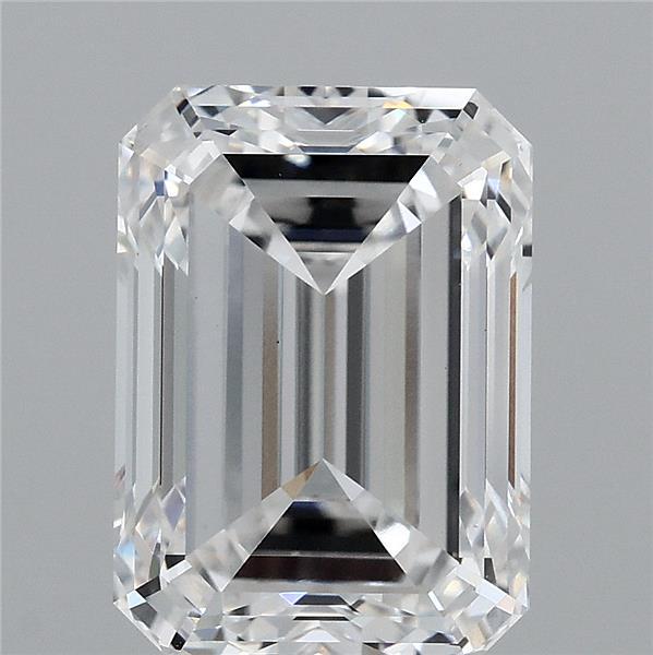 4.03 Carat Emerald Shaped, Ideal Cut, D Color, VS1 Clarity, IGI Certified Lab Grown Diamond