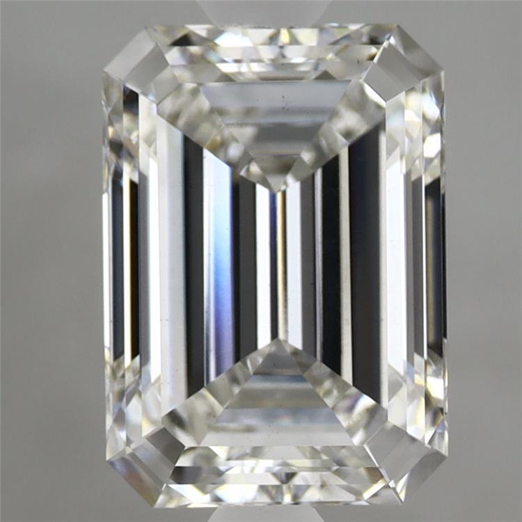 3.04 Carat Emerald Shaped, Ideal Cut, G Color, VS2 Clarity, IGI Certified Lab Grown Diamond