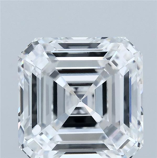 5.08 Carat Asscher Shaped, Ideal Cut, D Color, VVS2 Clarity, IGI Certified Lab Grown Diamond