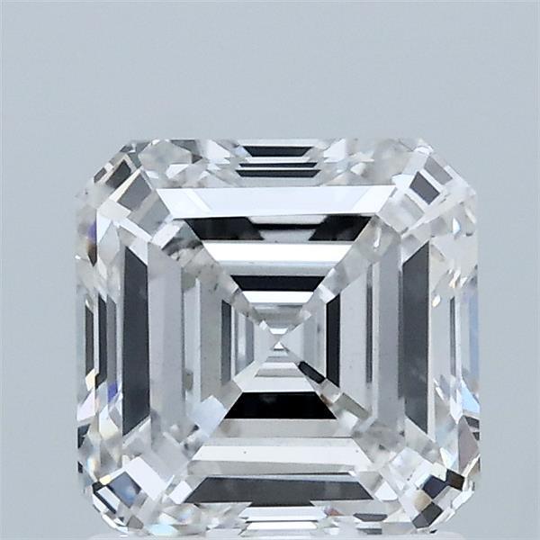 1.50 Carat Asscher Shaped, Ideal Cut, E Color, VS2 Clarity, IGI Certified Lab Grown Diamond