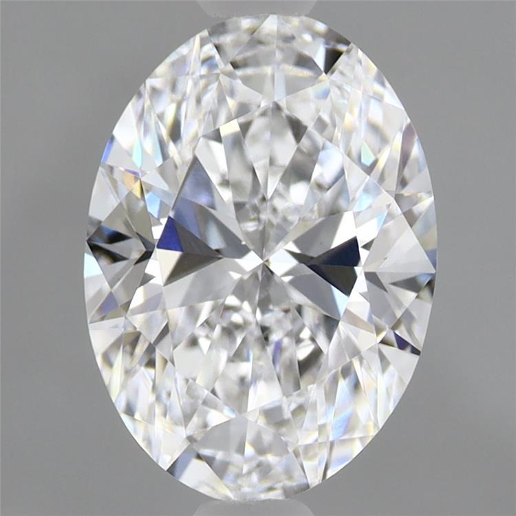 1.53 Carat Oval Shaped, Ideal Cut, D Color, VVS2 Clarity, IGI Certified Lab Grown Diamond