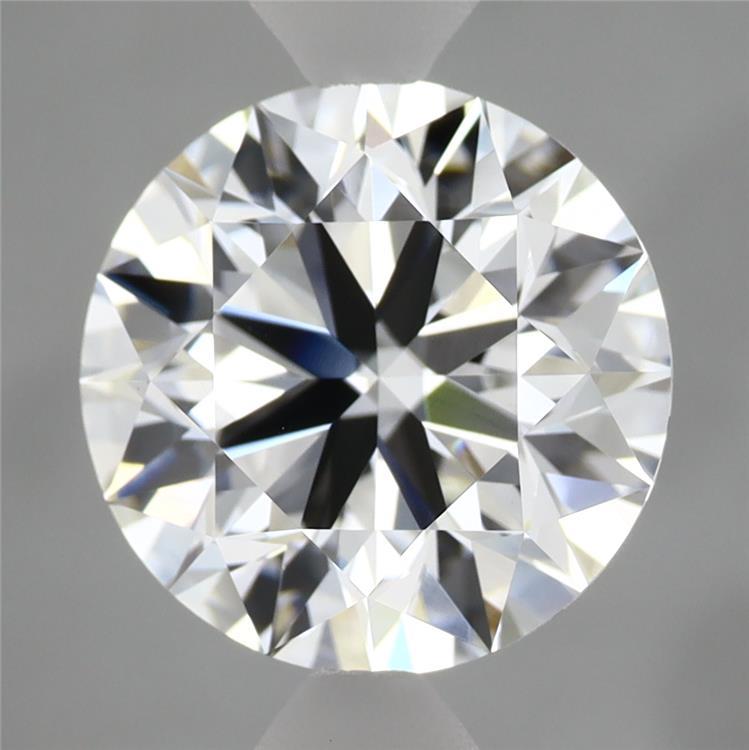3.37 Carat Round Shaped, Excellent Cut, F Color, VVS2 Clarity, IGI Certified Lab Grown Diamond