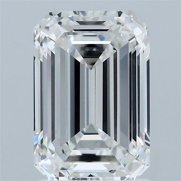 2.09 Carat Emerald Shaped, Ideal Cut, E Color, VVS2 Clarity, IGI Certified Lab Grown Diamond