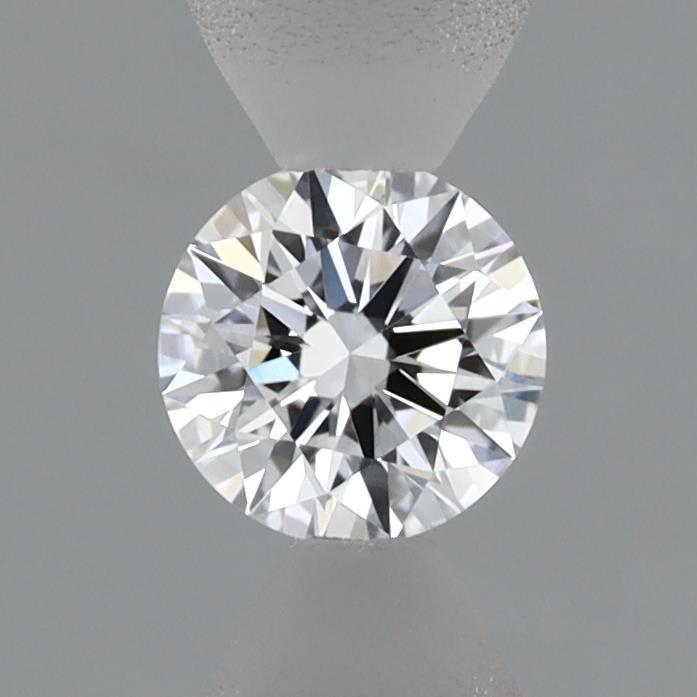 0.43 Carat Round Shaped, Excellent Cut, D Color, VVS2 Clarity, IGI Certified Lab Grown Diamond
