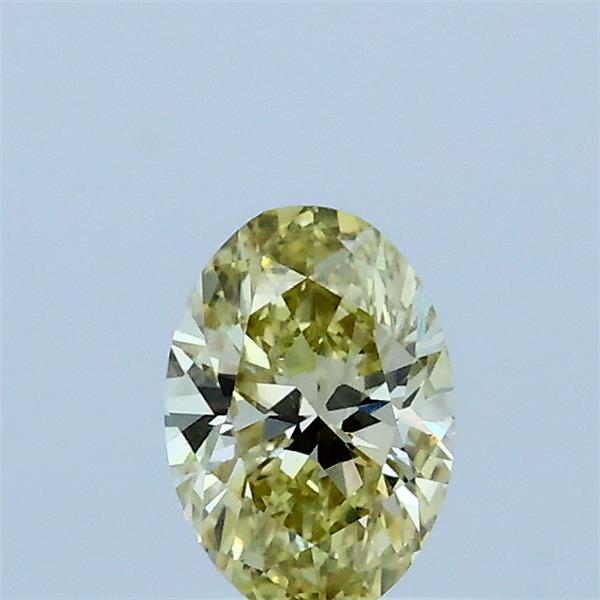 0.40 Carat Oval Shaped, Ideal Cut, FANCY YELLOW Color, VS1 Clarity, IGI Certified Lab Grown Diamond