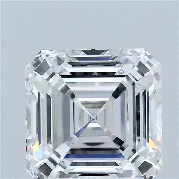 2.03 Carat Asscher Shaped, Ideal Cut, D Color, VVS2 Clarity, IGI Certified Lab Grown Diamond