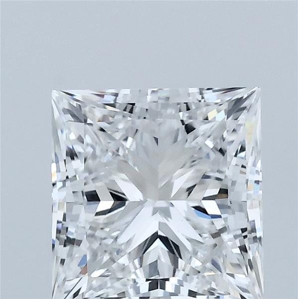 2.01 Carat Princess Shaped, Ideal Cut, D Color, VVS2 Clarity, IGI Certified Lab Grown Diamond