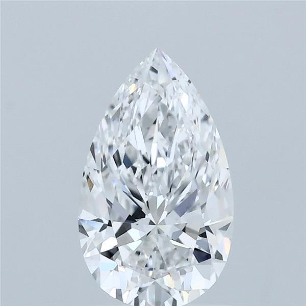 1.09 Carat Pear Shaped, Excellent Cut, D Color, VVS2 Clarity, IGI Certified Lab Grown Diamond