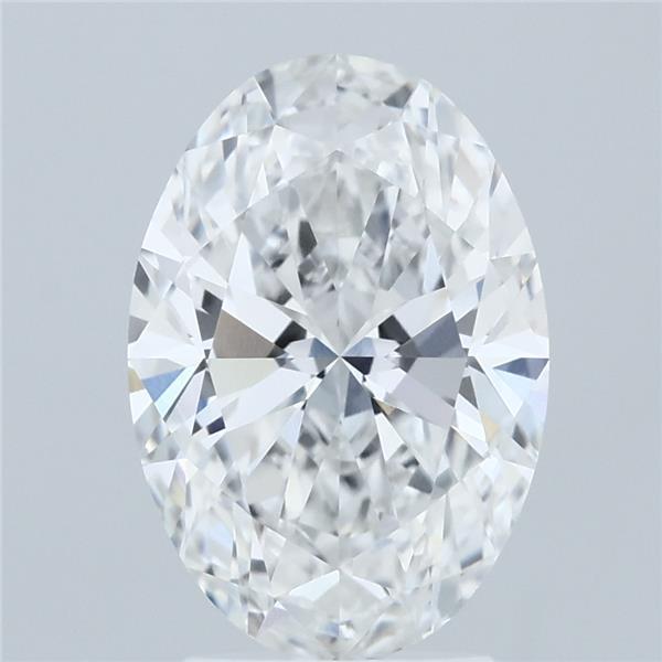 3.01 Carat Oval Shaped, Ideal Cut, E Color, VVS2 Clarity, IGI Certified Lab Grown Diamond