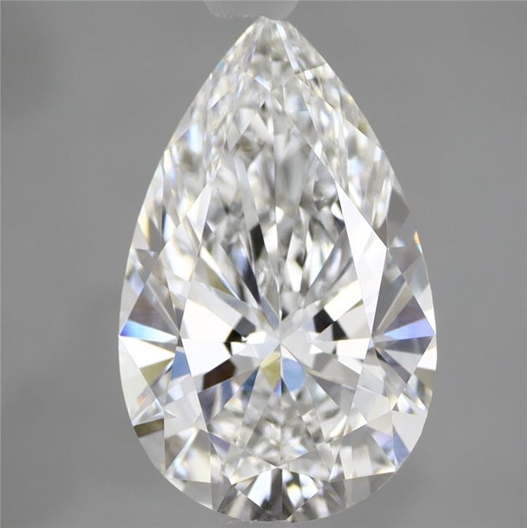 2.69 Carat Pear Shaped, Ideal Cut, E Color, VVS2 Clarity, IGI Certified Lab Grown Diamond