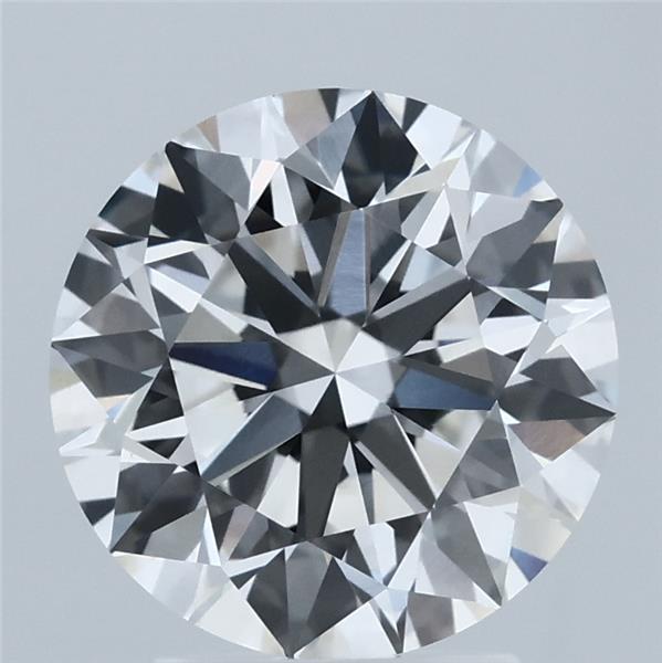 3.02 Carat Round Shaped, Ideal Cut, E Color, VVS2 Clarity, IGI Certified Lab Grown Diamond