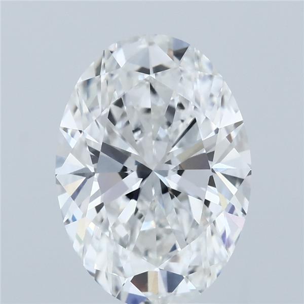 3.01 Carat Oval Shaped, Ideal Cut, E Color, VVS2 Clarity, IGI Certified Lab Grown Diamond