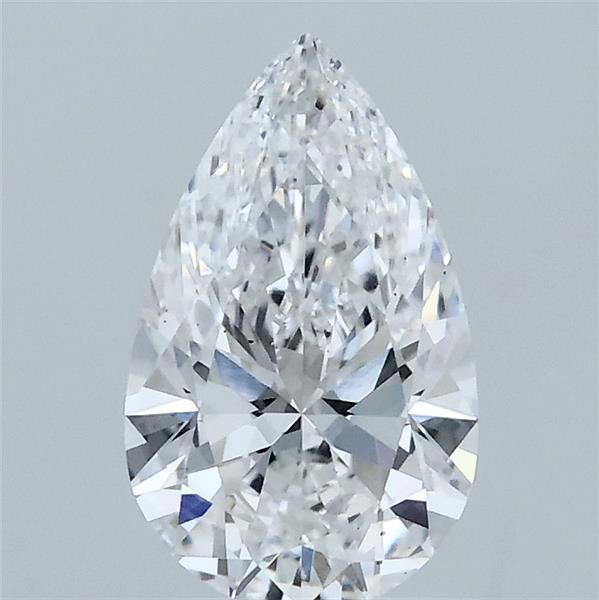 1.08 Carat Pear Shaped, Ideal Cut, D Color, VS2 Clarity, IGI Certified Lab Grown Diamond