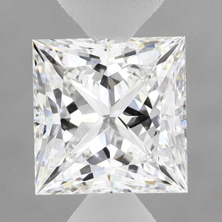 1.54 Carat Princess Shaped, Ideal Cut, D Color, VVS2 Clarity, IGI Certified Lab Grown Diamond