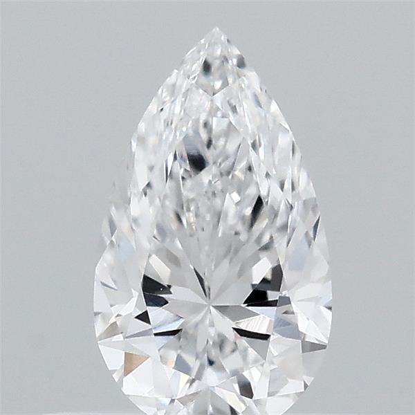 0.43 Carat Pear Shaped, Very Good Cut, D Color, VVS2 Clarity, IGI Certified Lab Grown Diamond