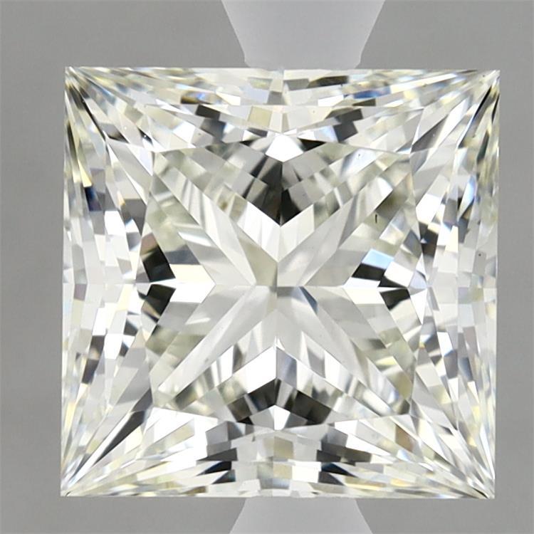 3.02 Carat Princess Shaped, Ideal Cut, H Color, VS1 Clarity, IGI Certified Lab Grown Diamond