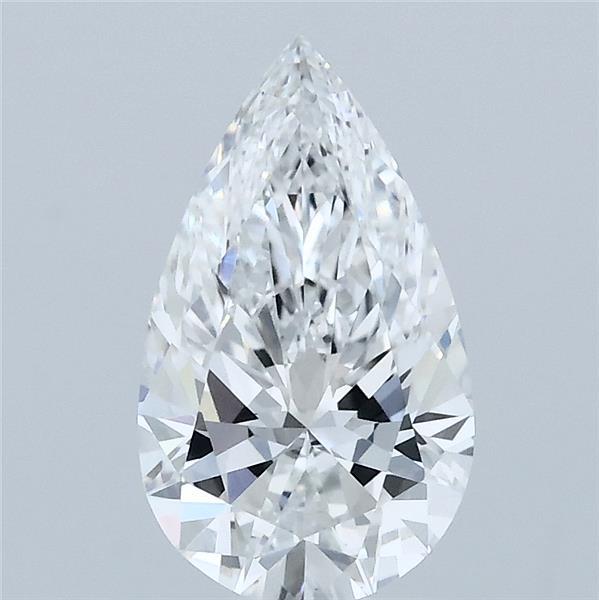 1.50 Carat Pear Shaped, Ideal Cut, E Color, VS1 Clarity, IGI Certified Lab Grown Diamond
