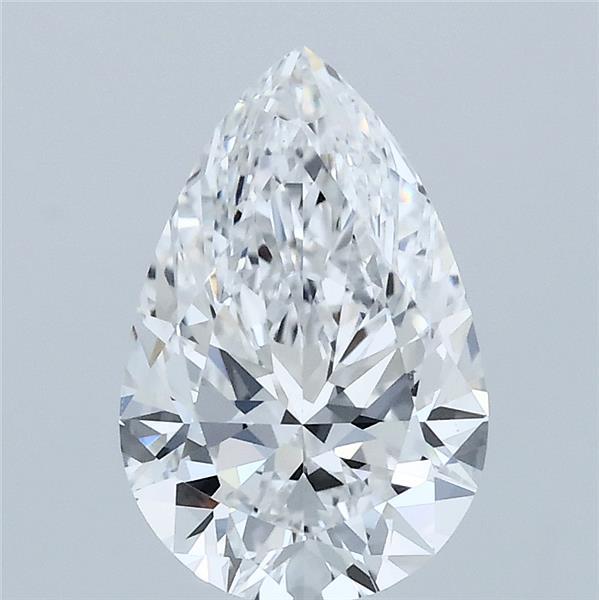 1.81 Carat Pear Shaped, Ideal Cut, D Color, VVS2 Clarity, IGI Certified Lab Grown Diamond