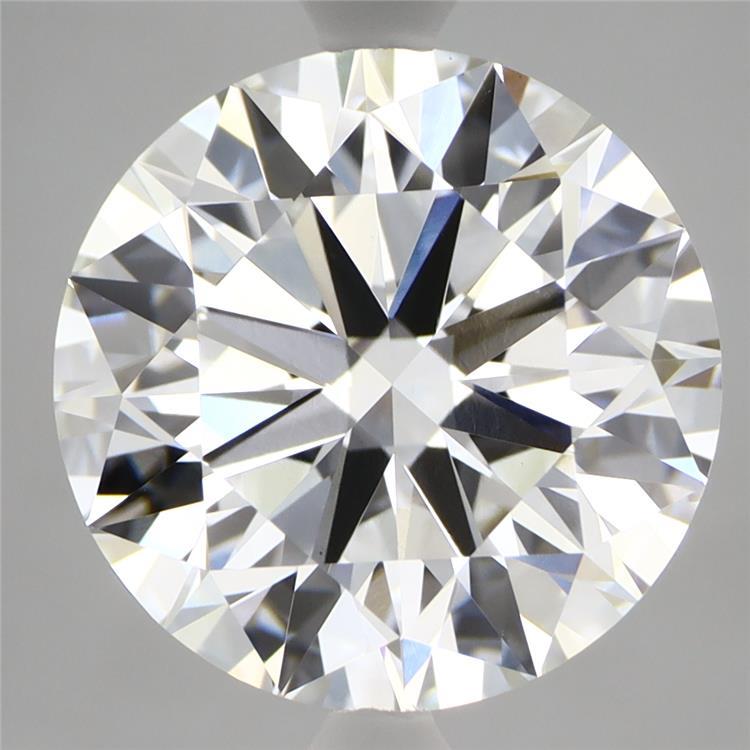 5.70 Carat Round Shaped, Excellent Cut, E Color, VVS2 Clarity, IGI Certified Lab Grown Diamond